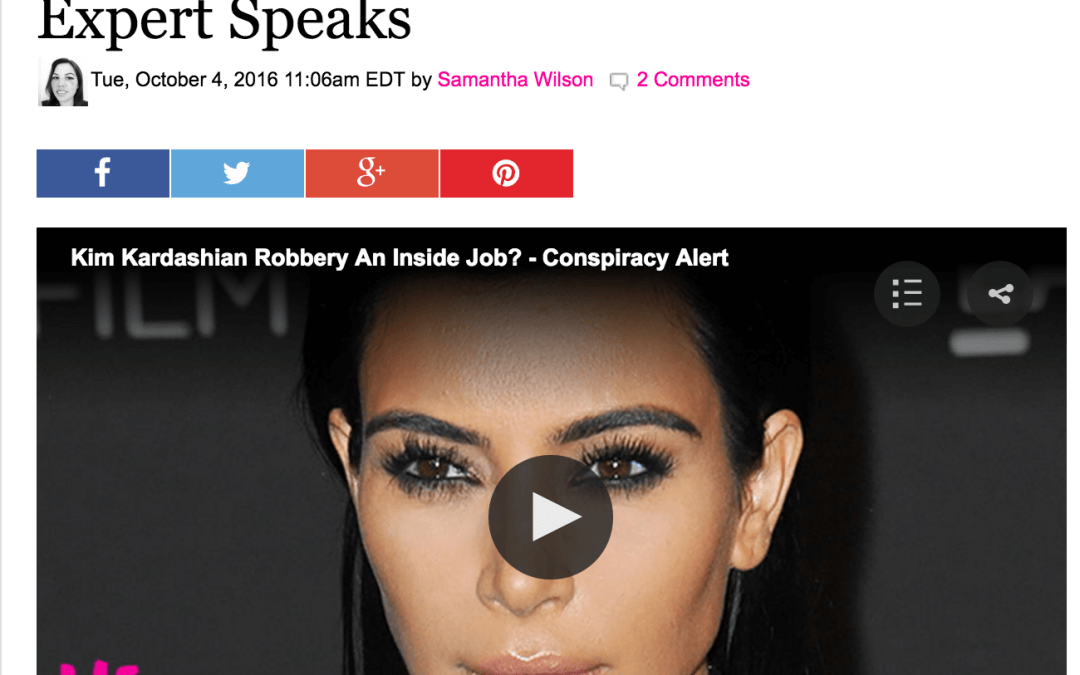 Expert Private Investigator Bruce Robertson comments on Kim Kardashian Paris Robbery case exclusively for Hollywoodlife.com