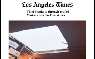 Wine Burglar Strikes in Venice