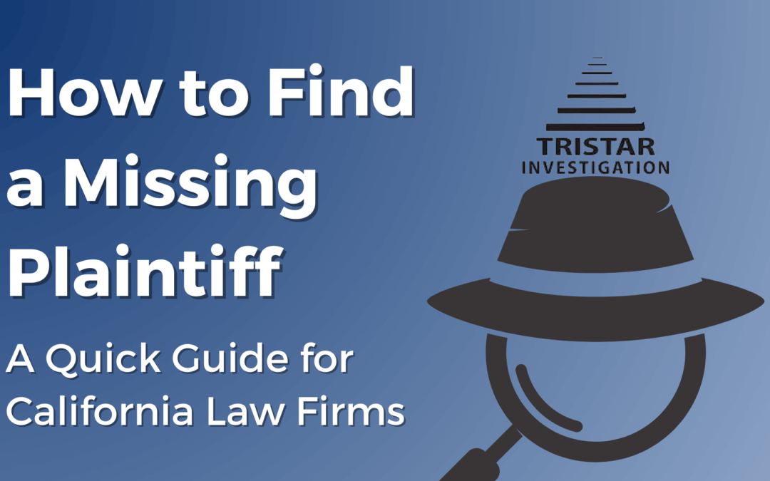 How to Find a Missing Plaintiff